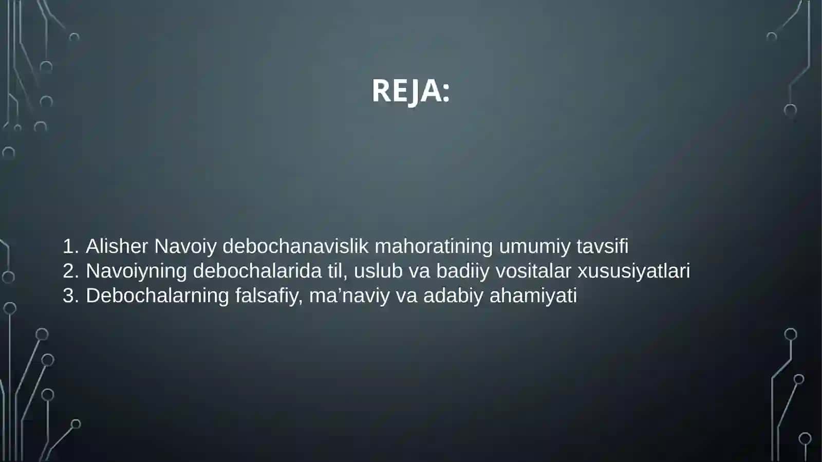 Navoiyning debochanavislik mahorati va debochalar xususiyatlari 2