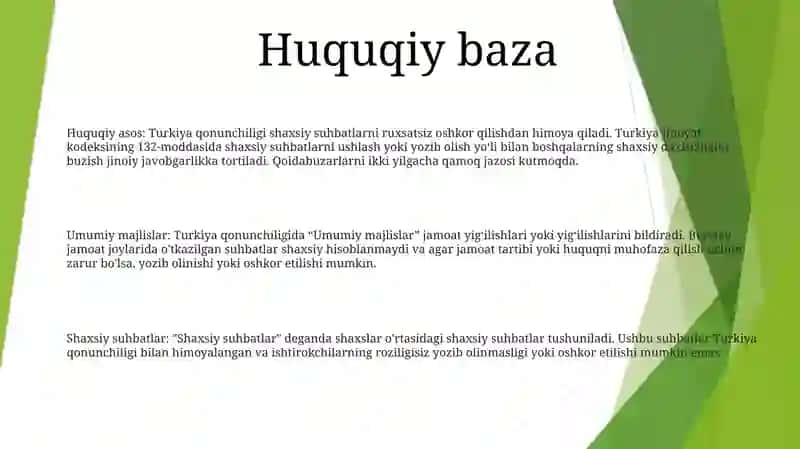 Umumiy Majlislar Shaxsiy Suhbatlar 2