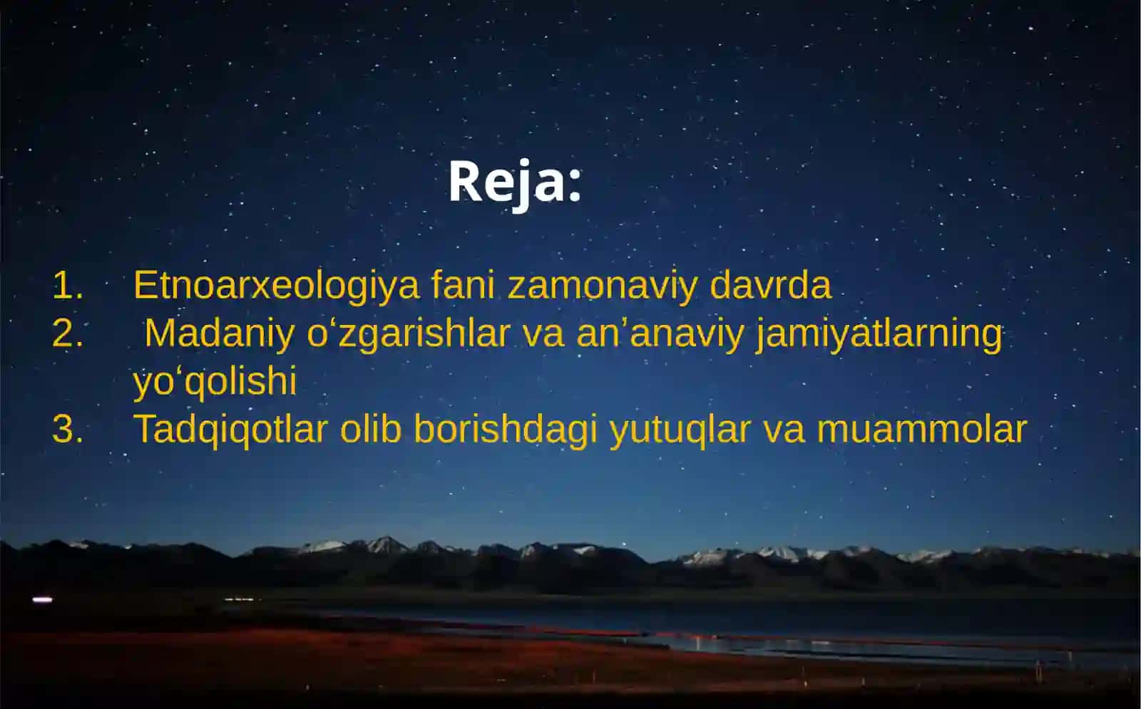 Etnoarxeologiyaning zamonaviy muammolari 2