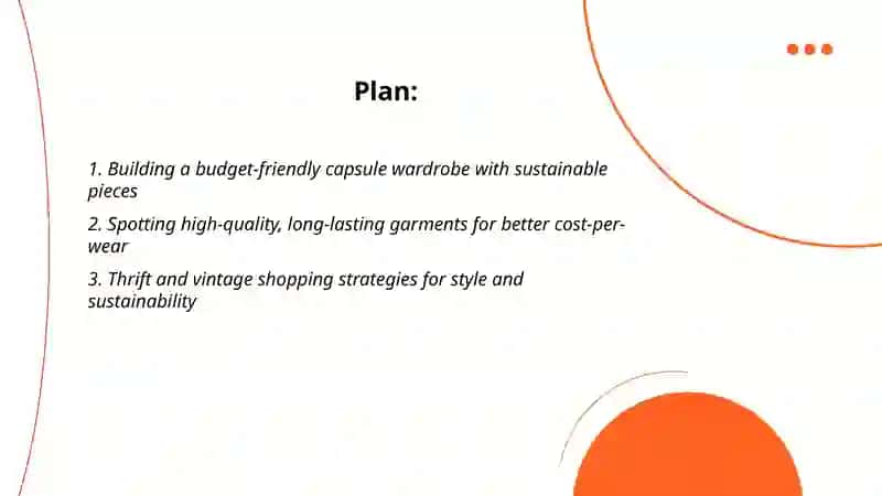 Smart shopping: Savings,Style and Sustainability 2