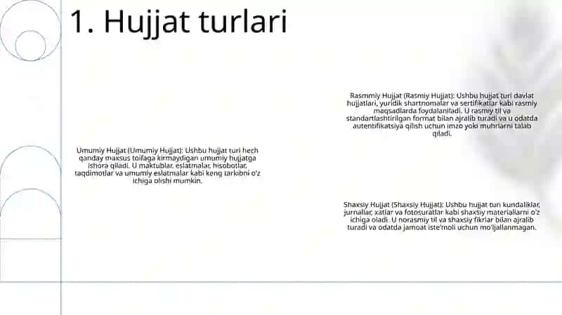 Umumiy Hujjat 2