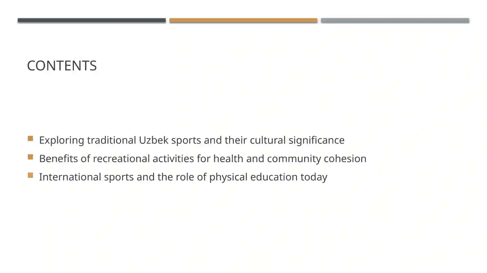 Activities and sports 2