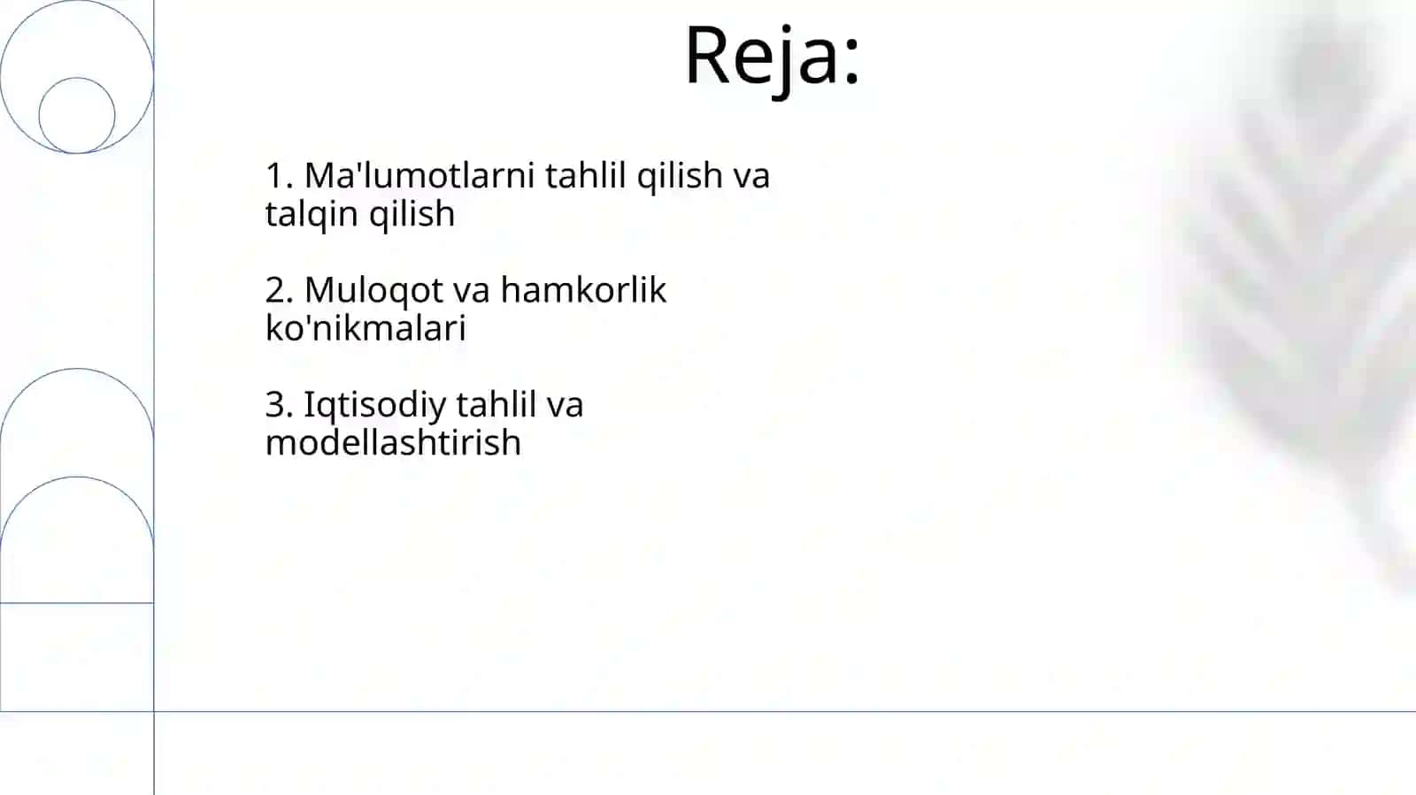 Iqtisodchi mutaxasisning kasbiy koʻnikmalari 2