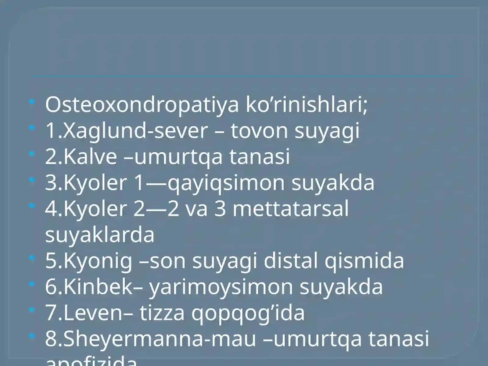 OSTEOXONDROPATIYA 2