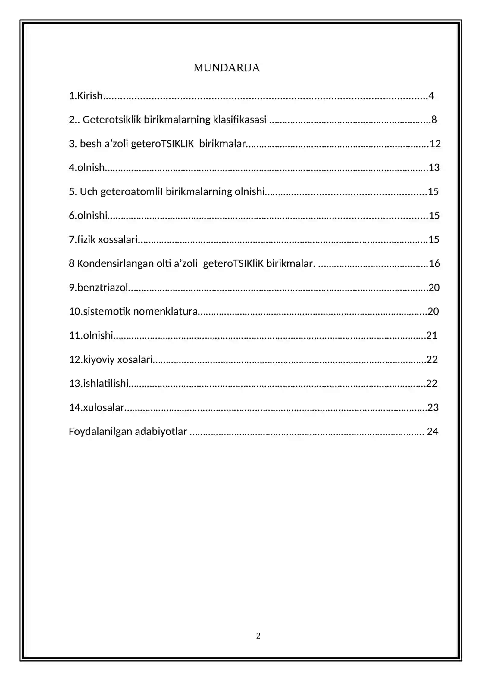 Benztriazol va uning xosilalari 2
