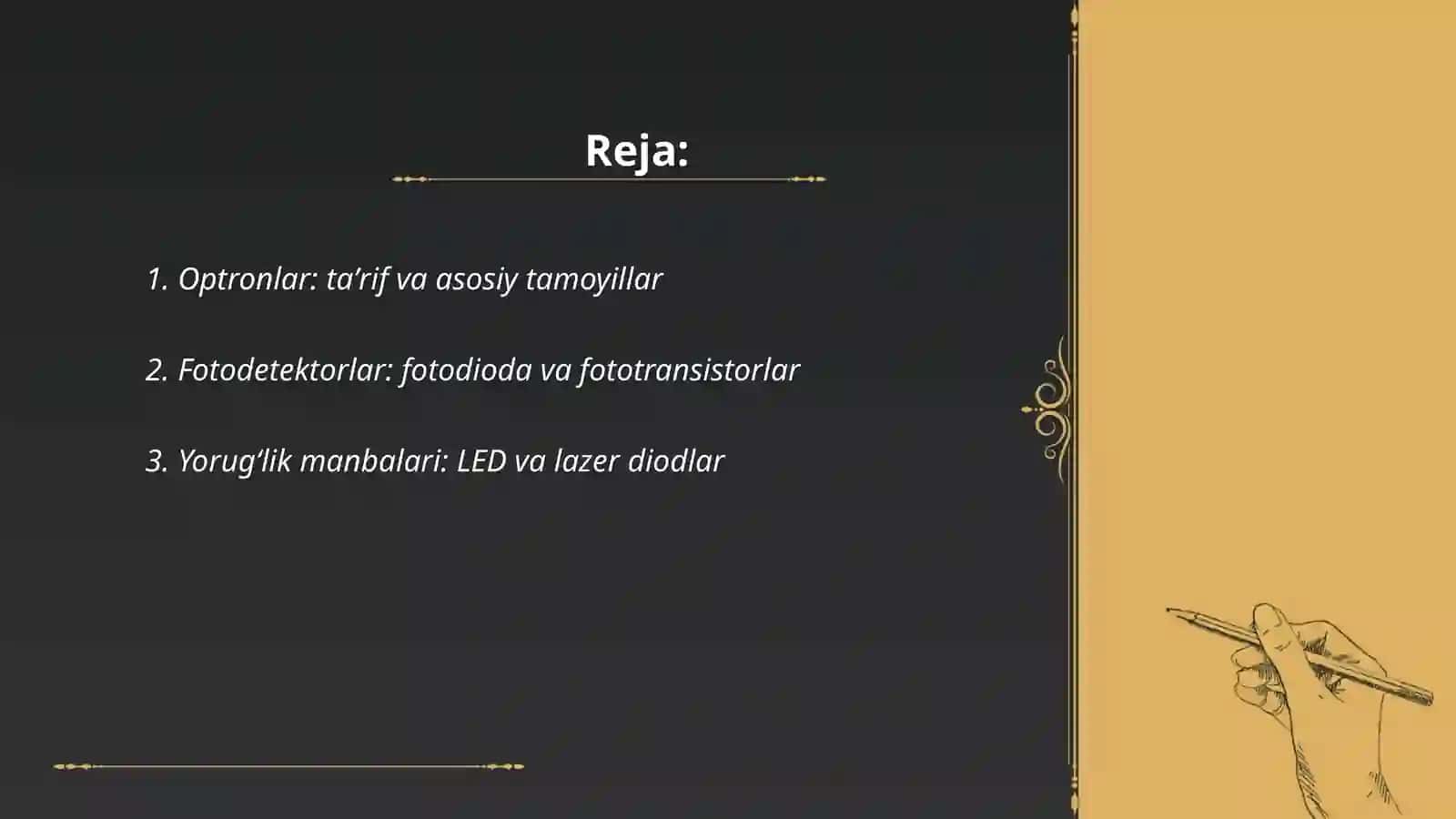 Optronlar.Optoelektronimalar 2