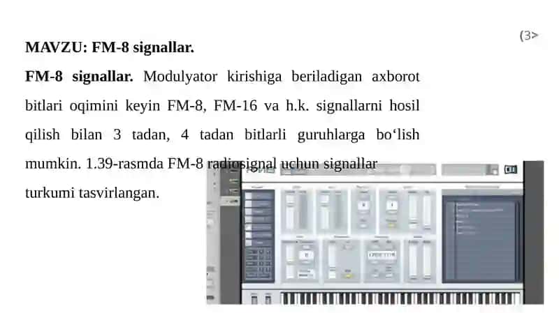 FM-8 signallar 2