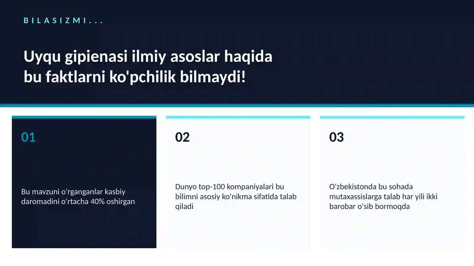 Uyqu gipienasi ilmiy asoslar 2