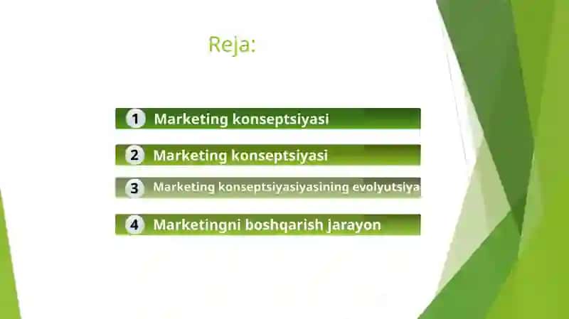 Marketing Konseptsiyasi 2