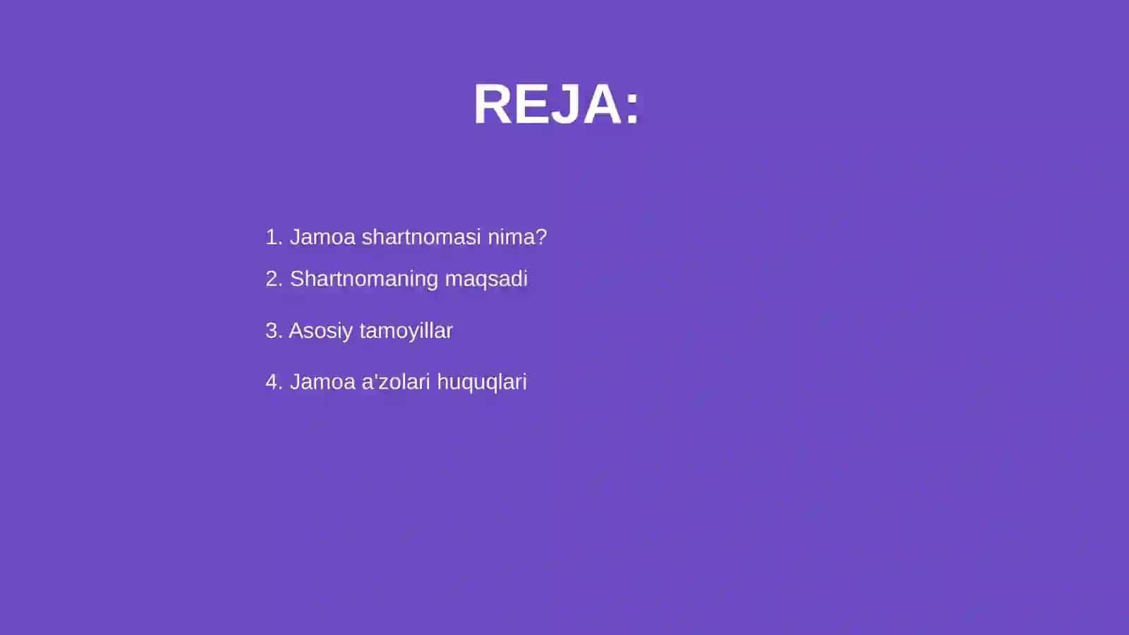 Jamoa shartnomasi 2