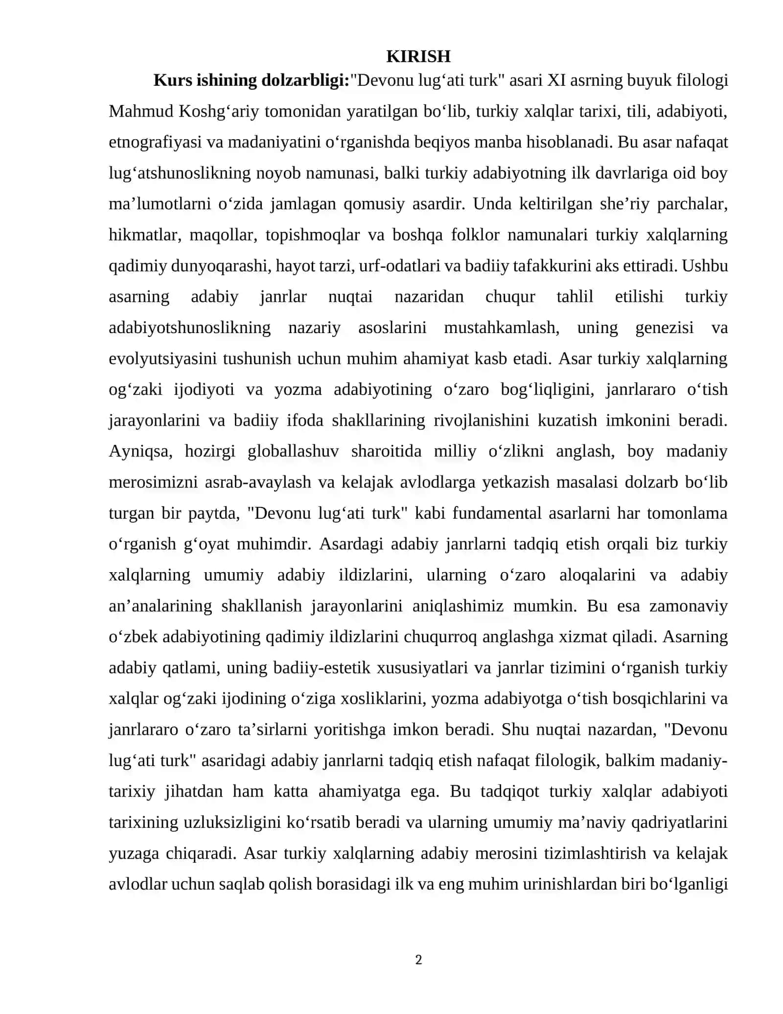 DEVONU LUG'ATI TURK ASARIDAGI ADABIY JANRLAR 2