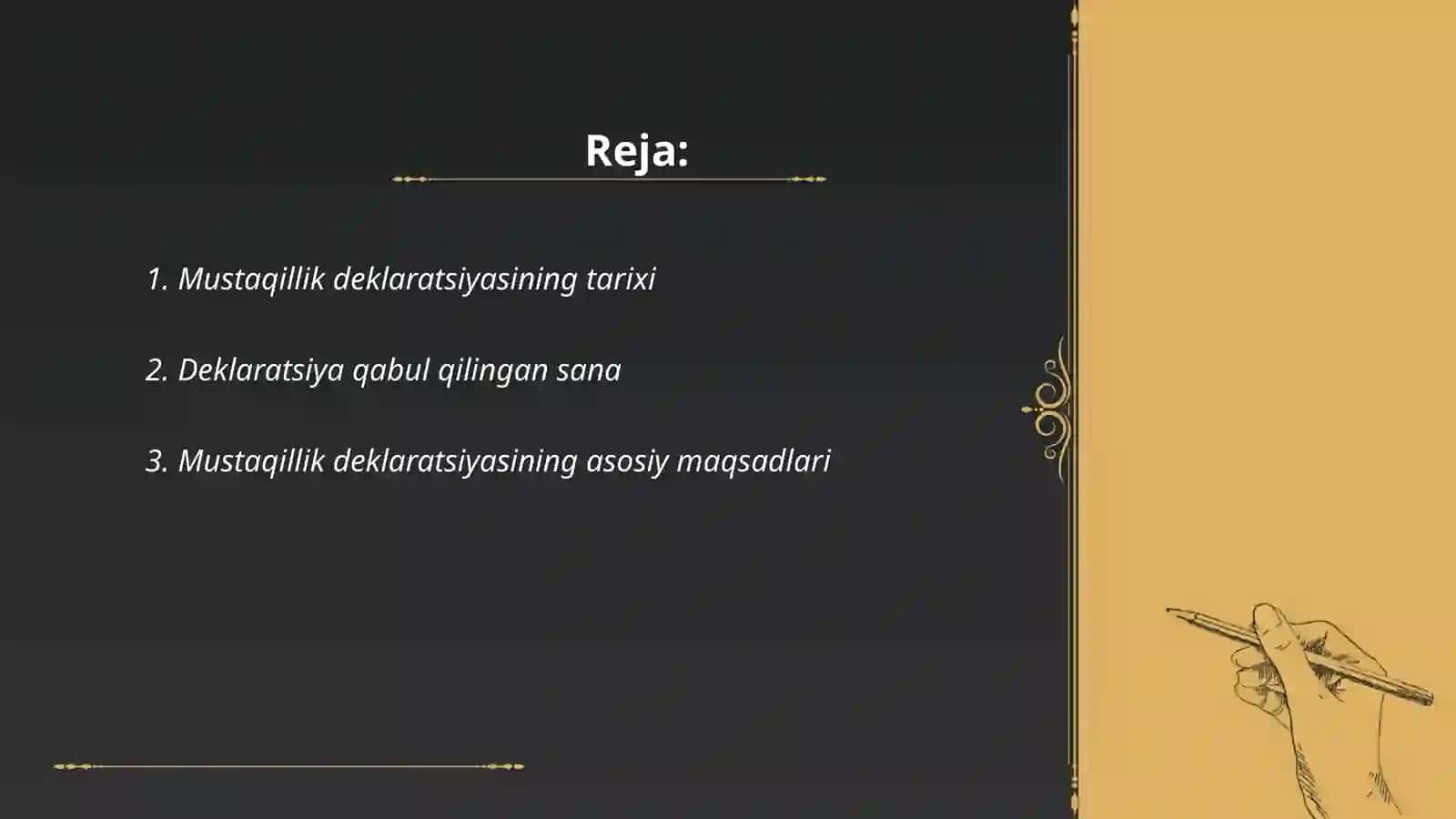 Mustaqillik deklaratsiyasi va uning tarixiy ahamiyati 2