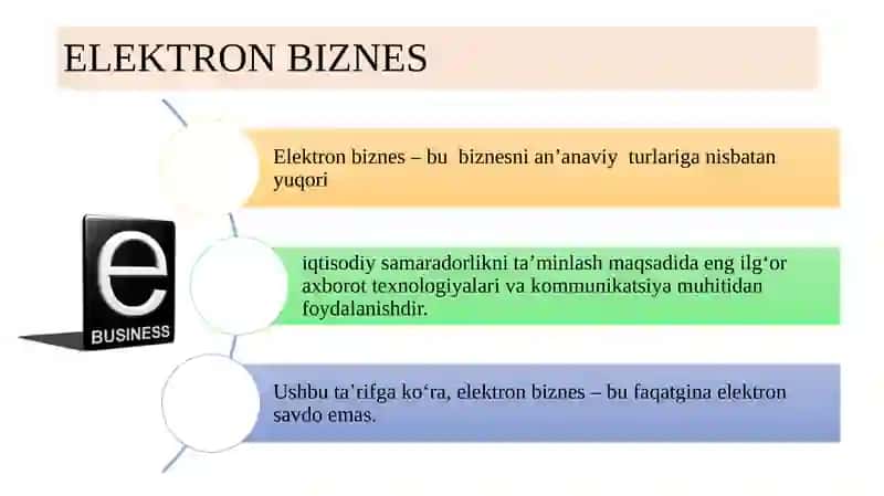 ELEKTRON BIZNES MODELLARI 2