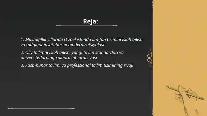 Mustaqillik yillarida O'zbekistonda 2