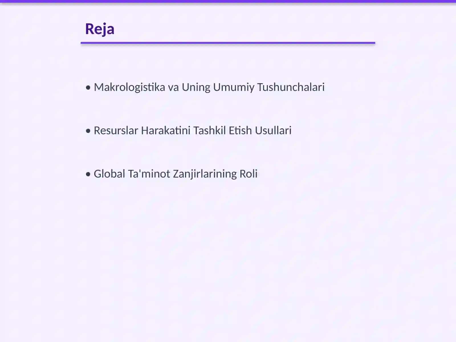 Makrologistika va Uning Umumiy Tushunchalari 2