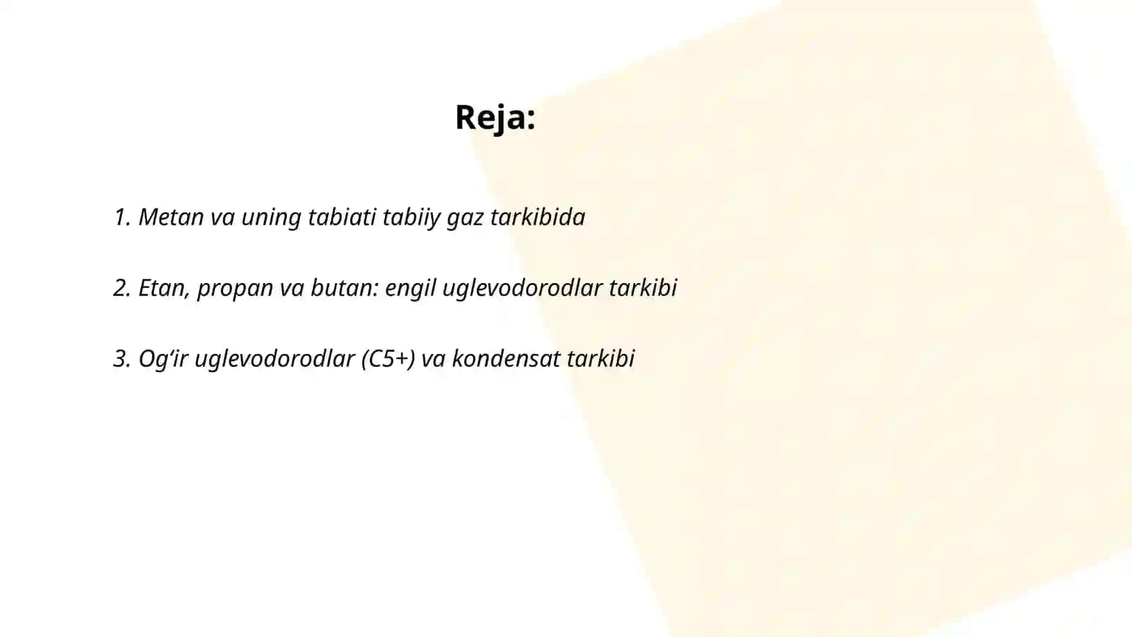 Tabiiy gazning tarkibi 2