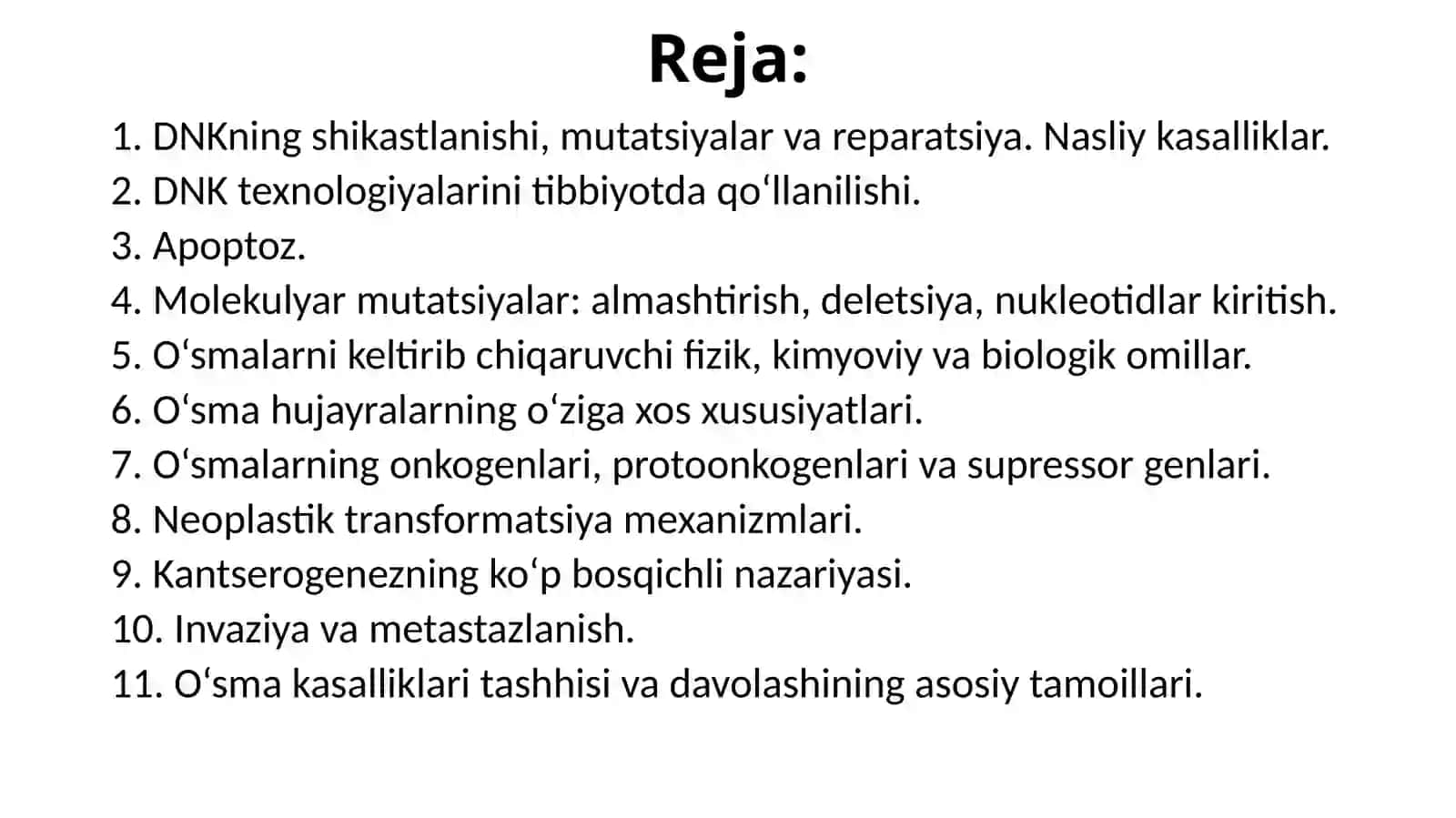Mutatsiyalar vakantserogenez 2