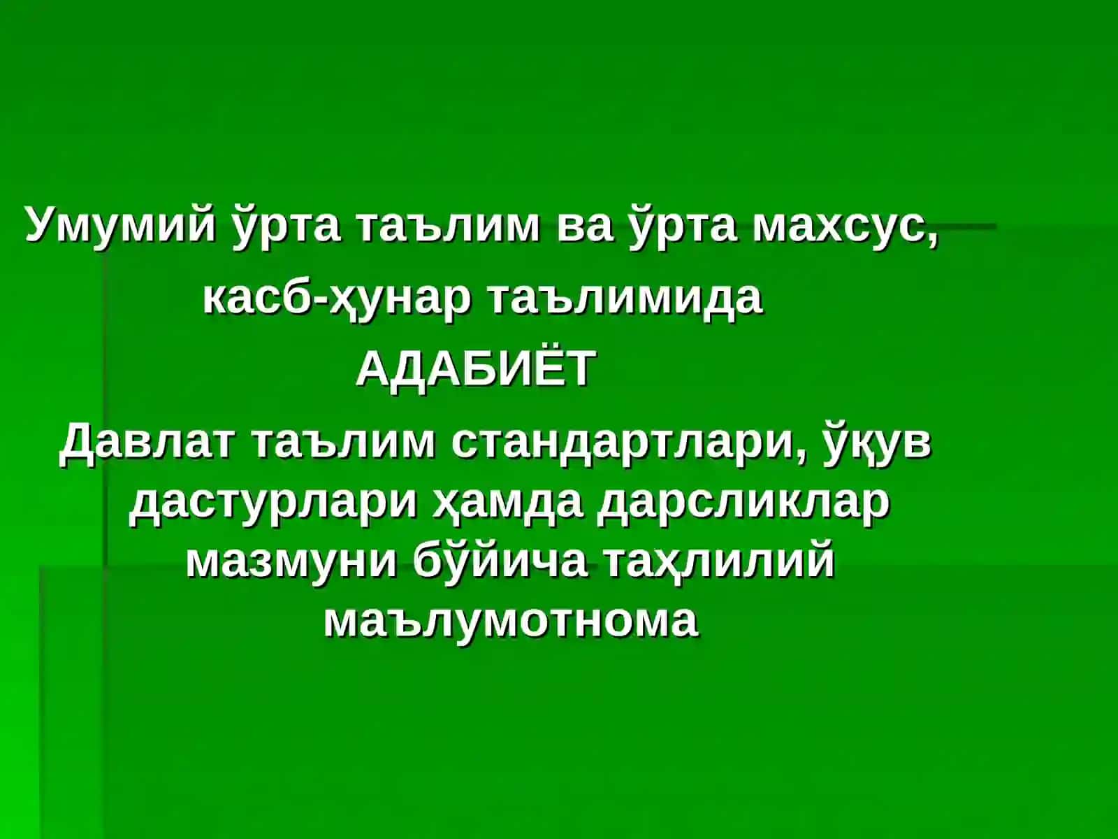 АДАБИЁТ 2