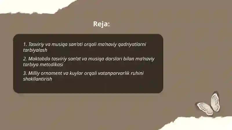Ma’naviy tarbiyada tasviriy va musiqa san’ati 2