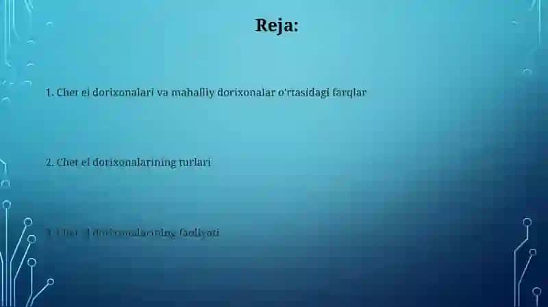 Xorijiy mamlakat dorixona turlari va ularning faoliyati 2