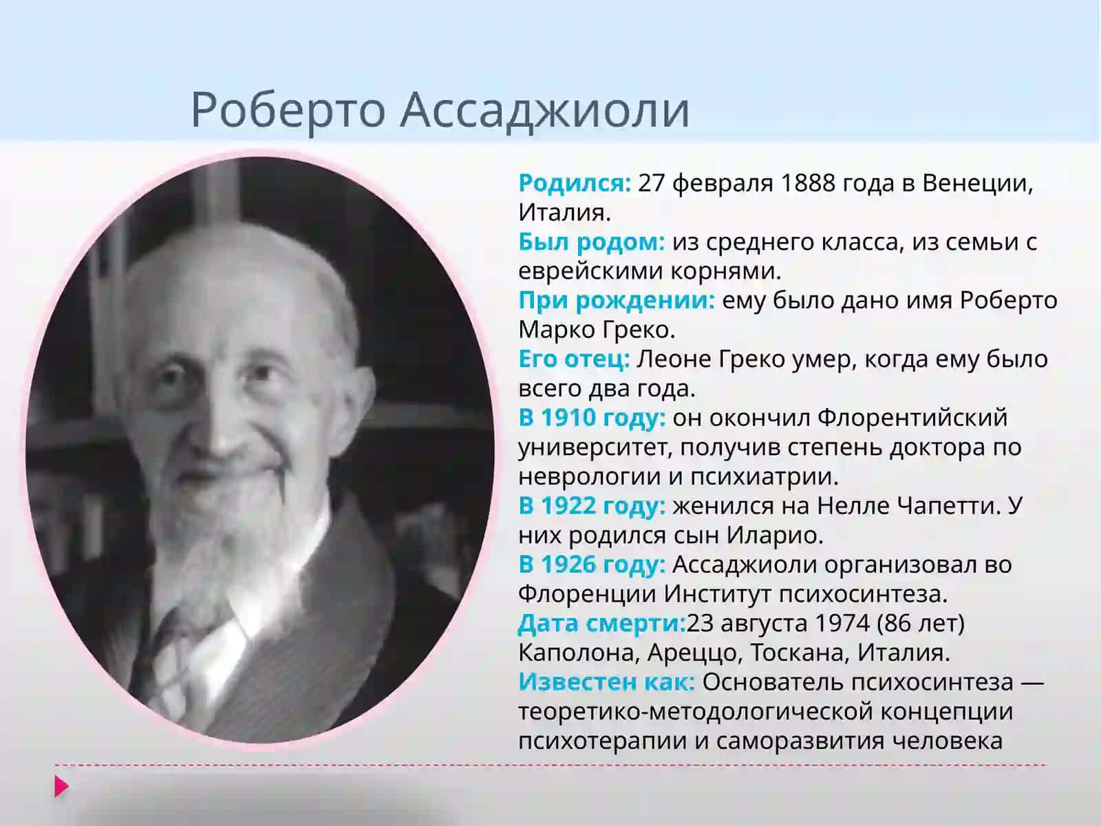 Теория психосинтеза Ассаджиоли 2