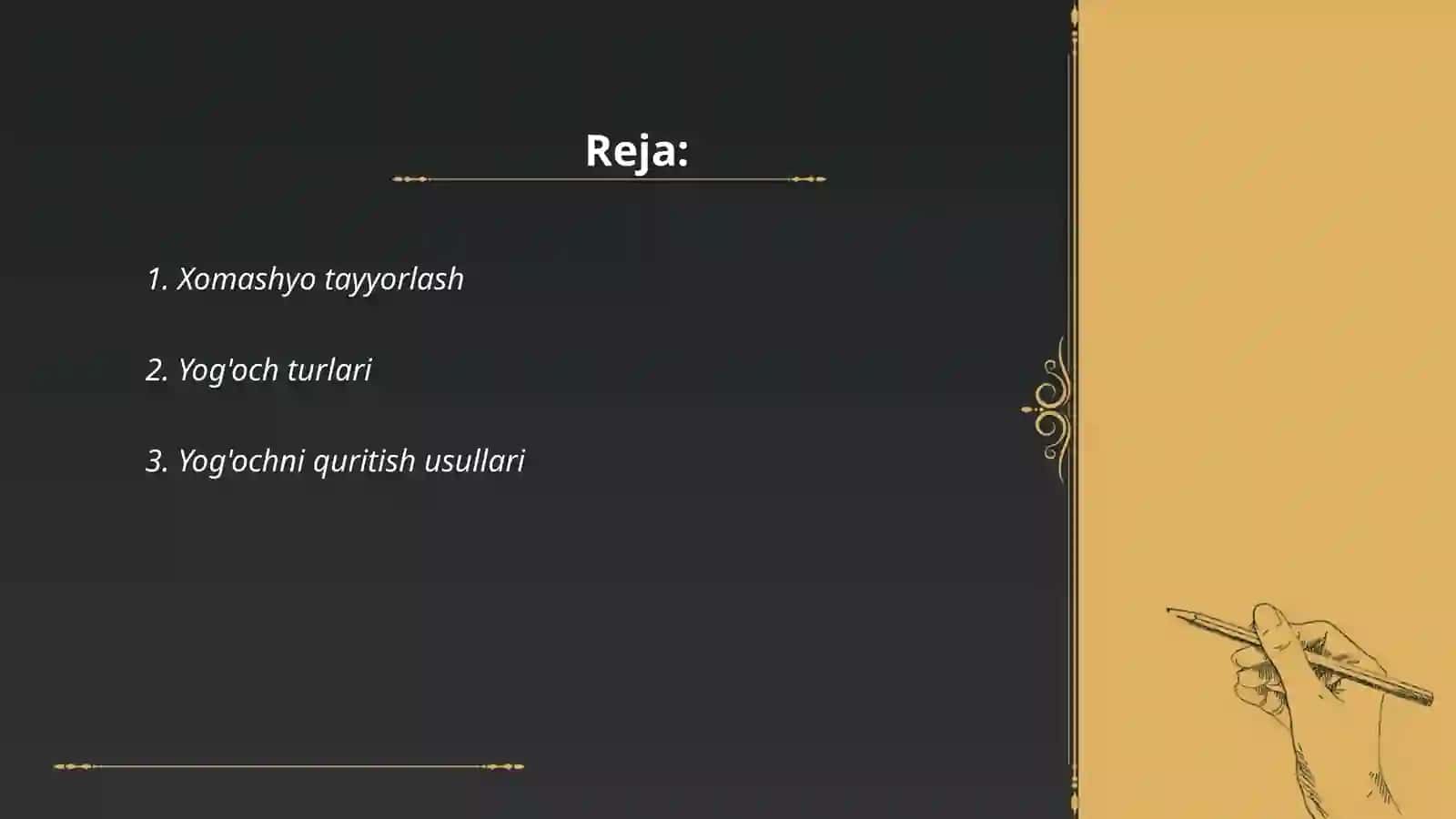 Cho'yan ishlab chiqarish texnologiyasi 2