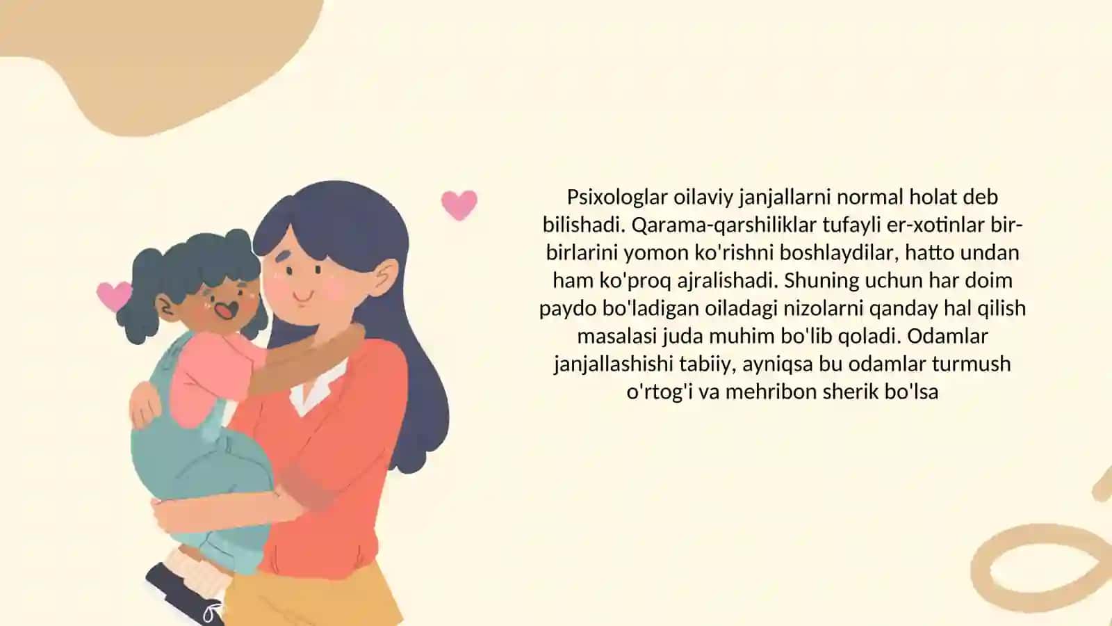 Oilaviy nizolarning turlari 2