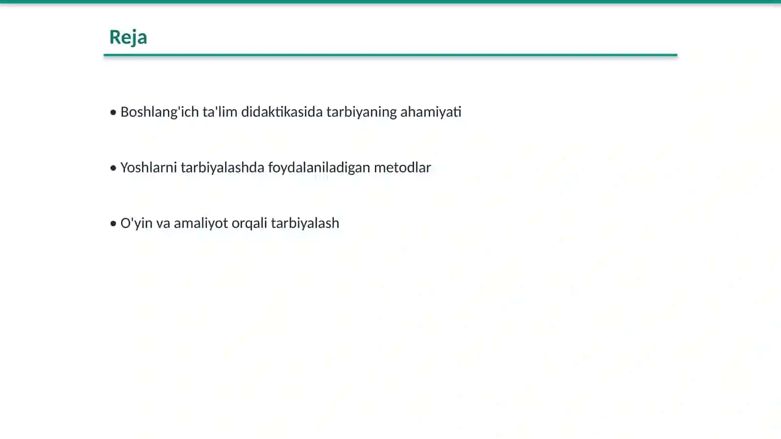 Yoshlarni tarbiyalashning metod va vositalari 2