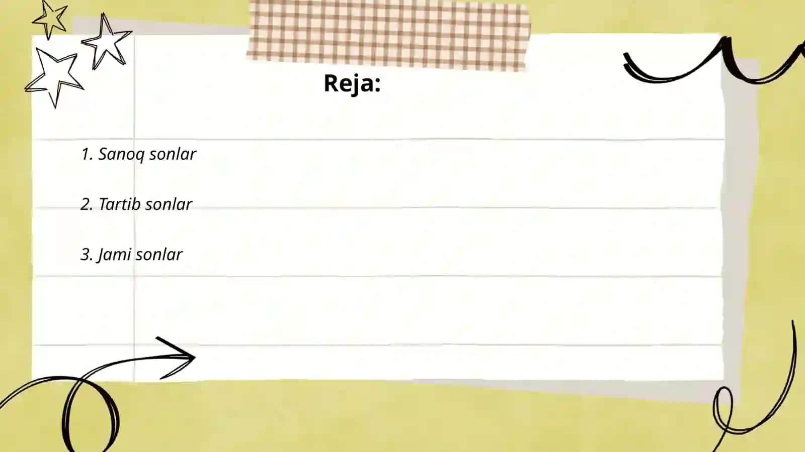 Sanoq sonlar 2