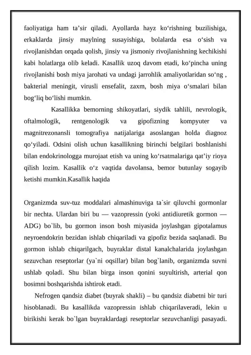 Qandsiz Diabet 2