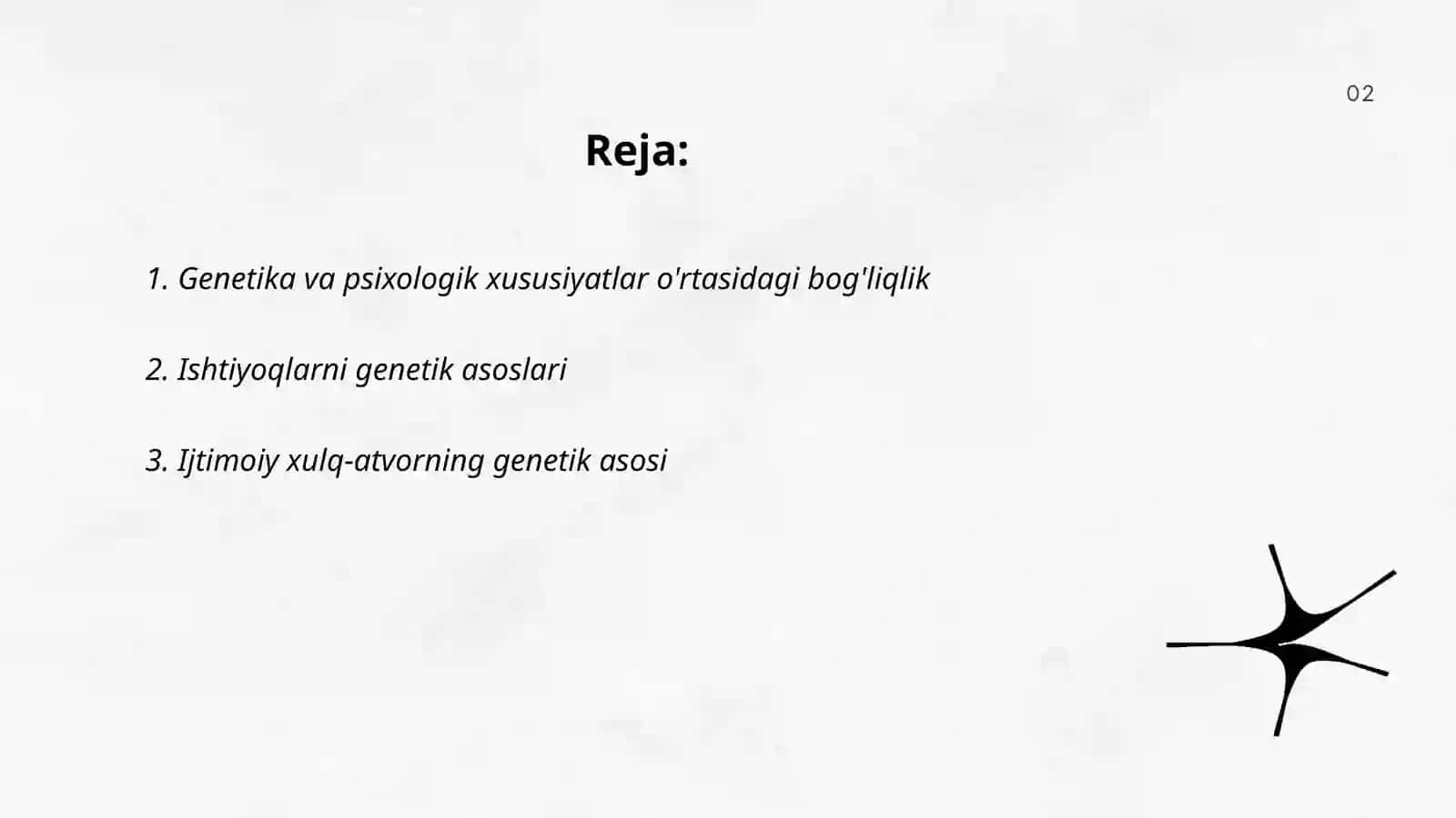 PSIXOGENETIK TADQIQOTLAR 2