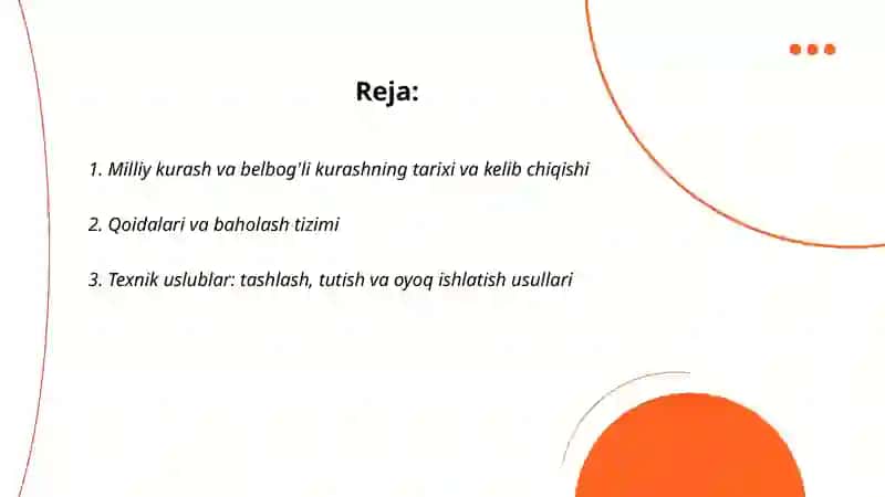 Milliy kurash va belbog'li kurash 2