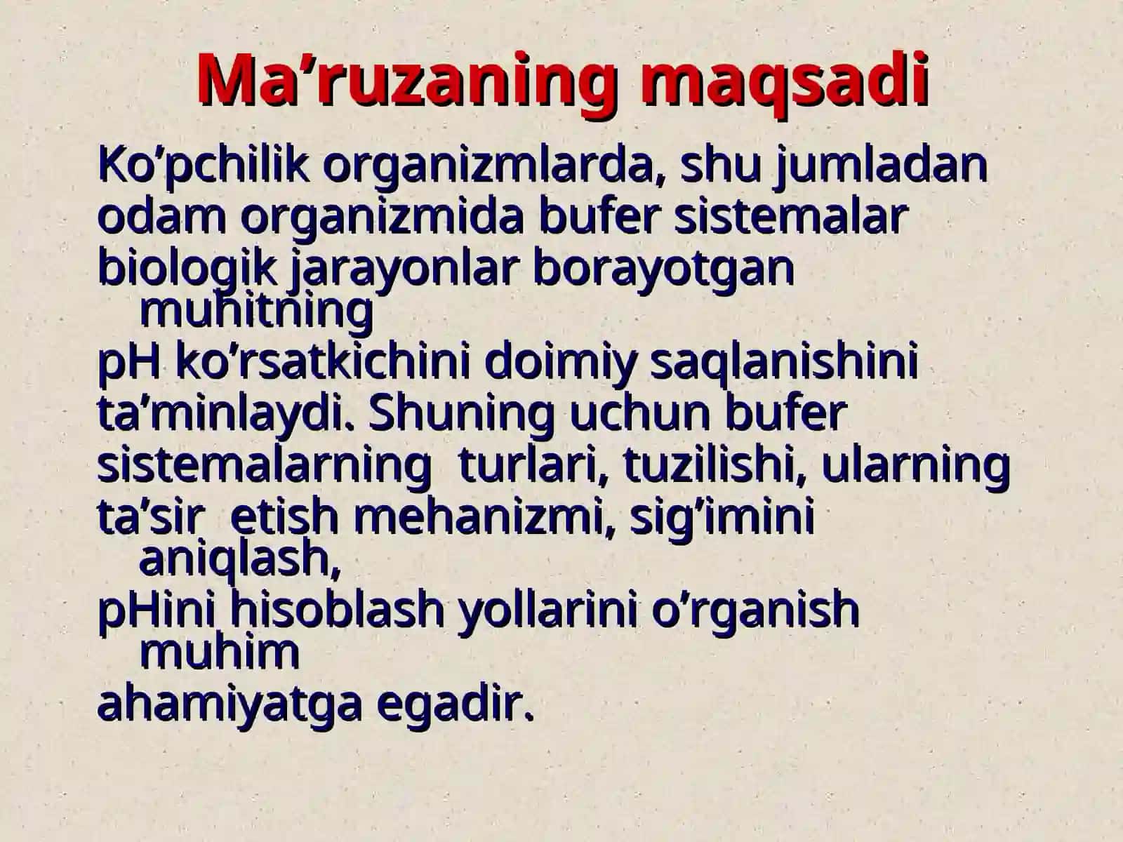 BUFFER SISTEMALARMA’RUZA№3 2