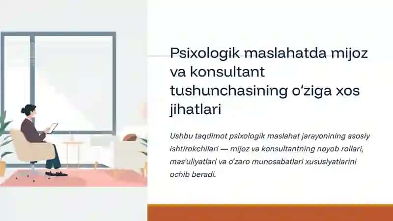 Psixologik maslahat taqdimoti 2