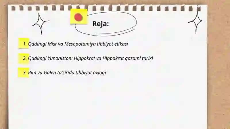 Tibbiyot etikasining tarixi 2