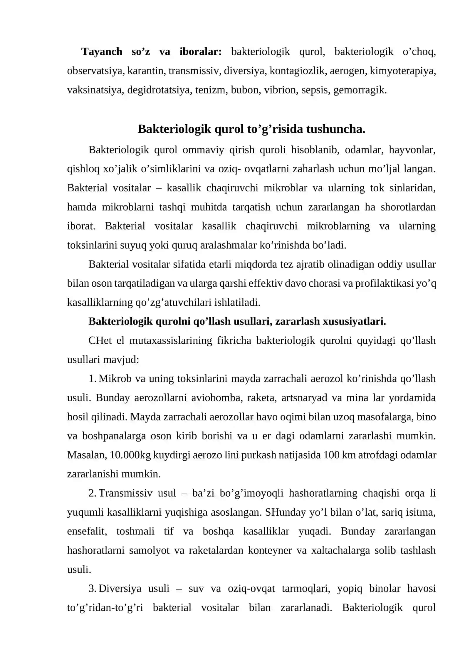 O’ta xavfli infeksiyalar 2
