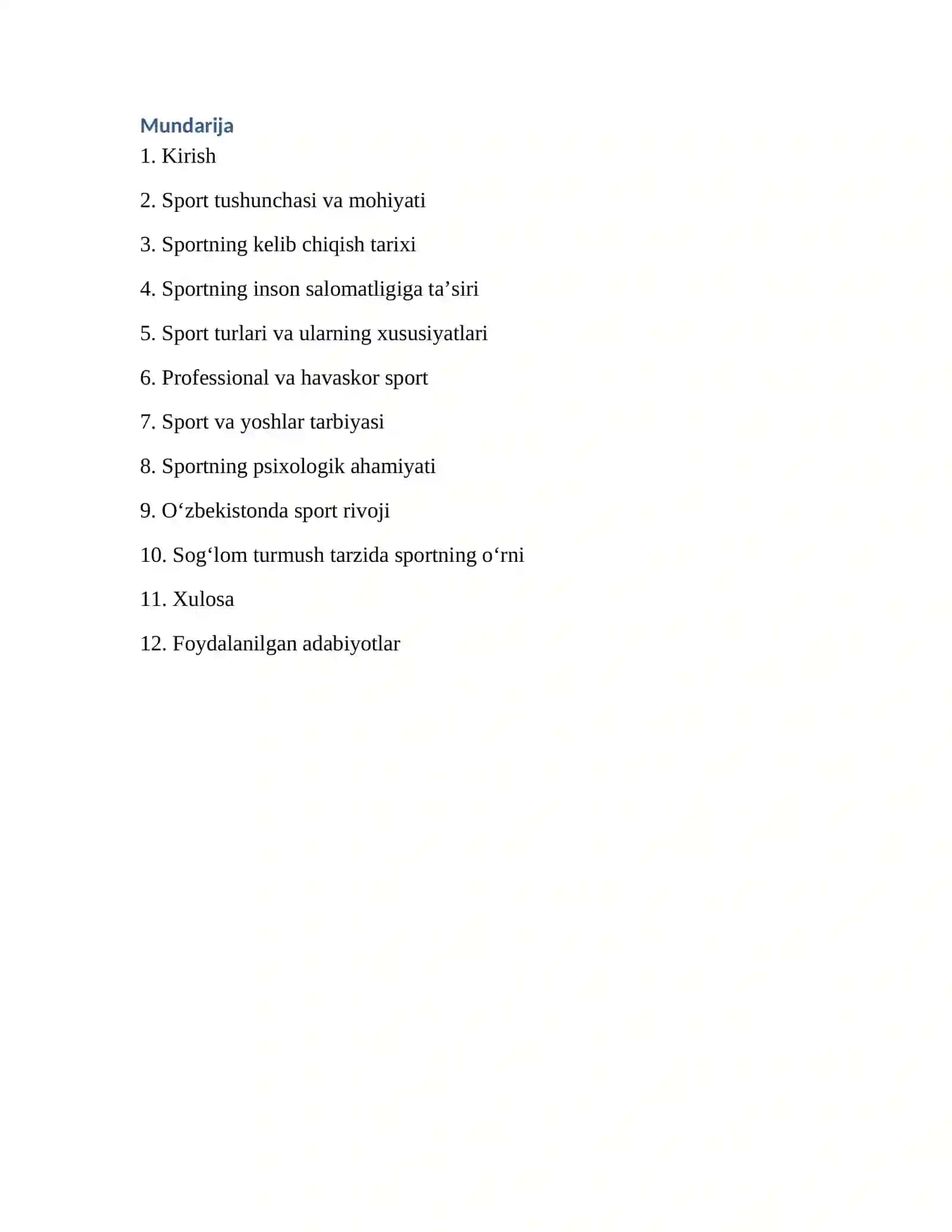 SPORT HAQIDA REFERAT 2