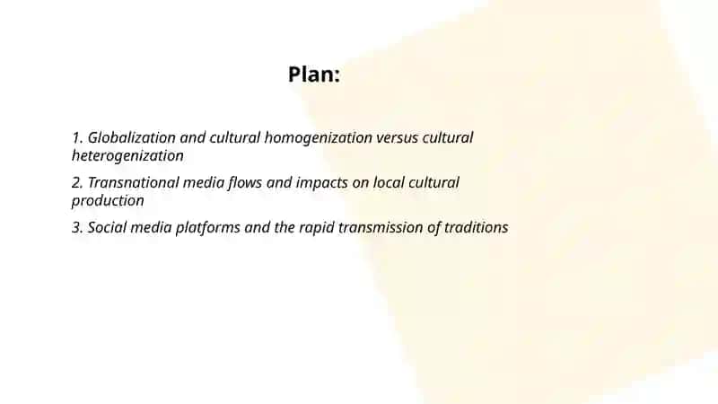 Globalization and Cultural Exchange 2