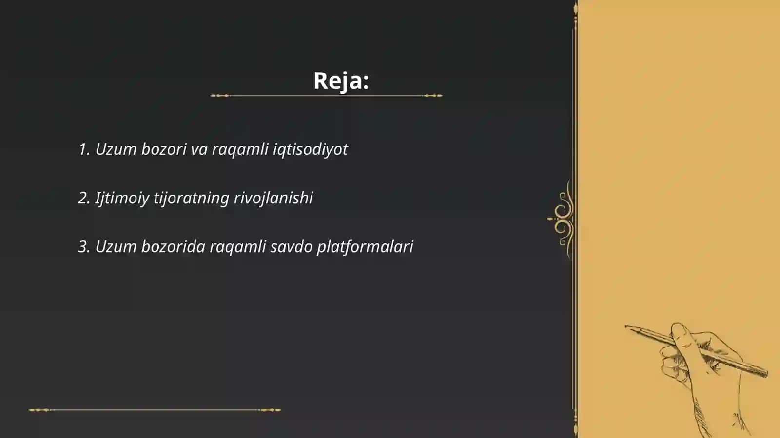 Uzum bozori va raqamli iqtisodiyot 2
