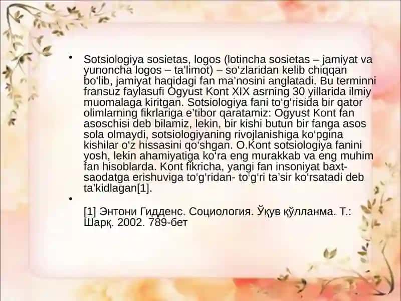 Ogyust Kont sotsiologiyafaniasoschisi 2