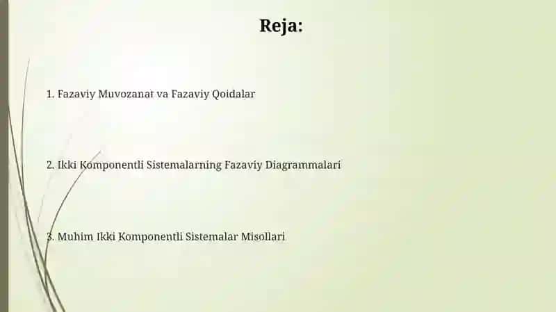 Ikki Komponentli Sistemalarning Fazaviy Diagrammalari 2