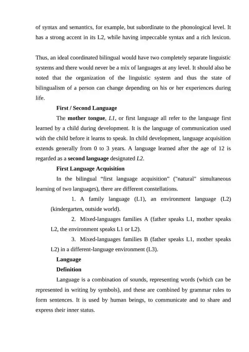 BILINGUALISM 2