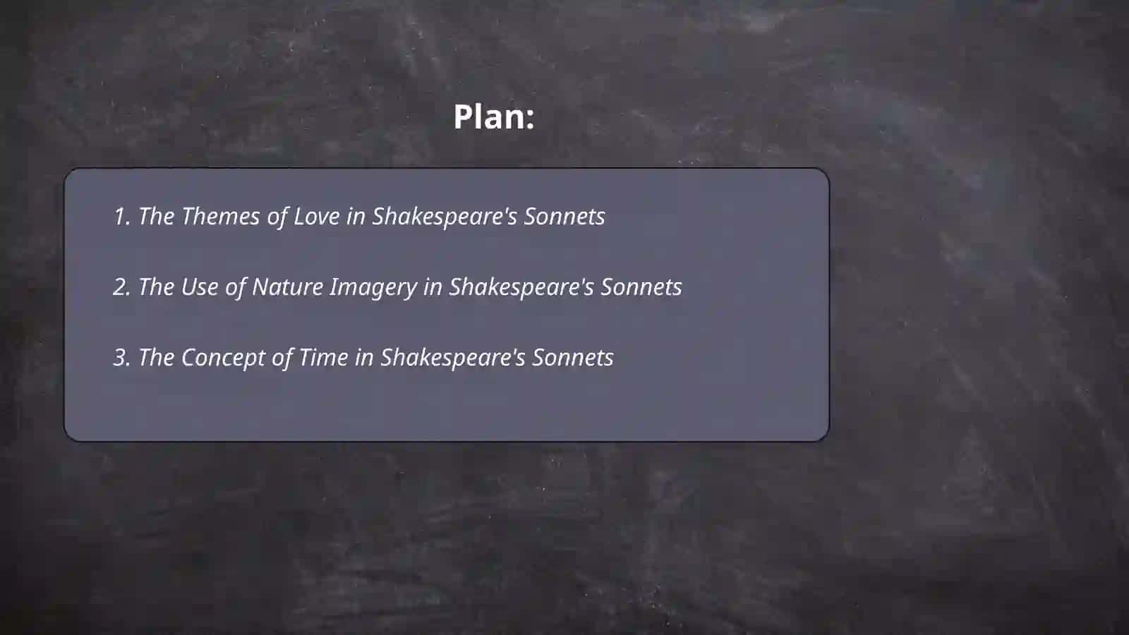 Shakespeare's sonnets 2