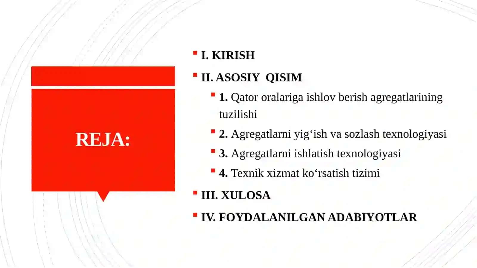 Qator oralariga ishlov berish agregatlari 2