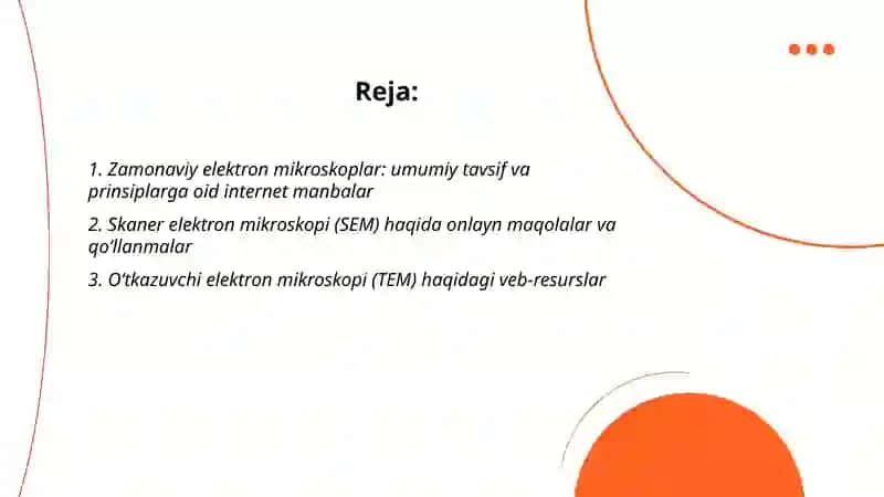 Zamonaviy elektron mikroskoplar haqida internet maʼlumotlar 2