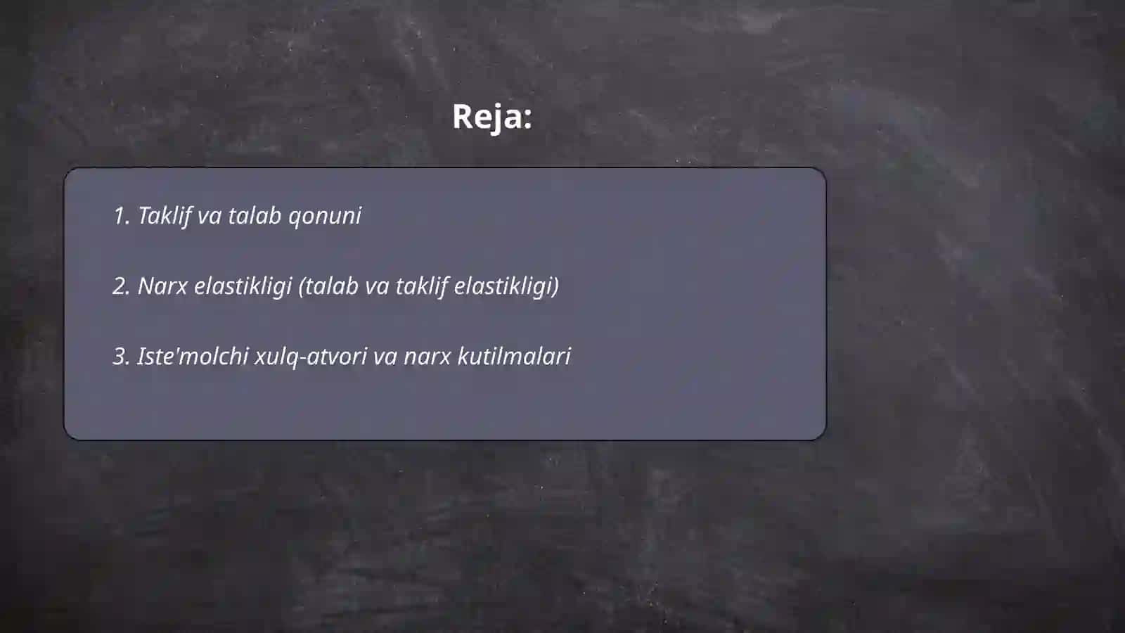Narx shakllanishining asosiy omillari va mexanizmlari 2