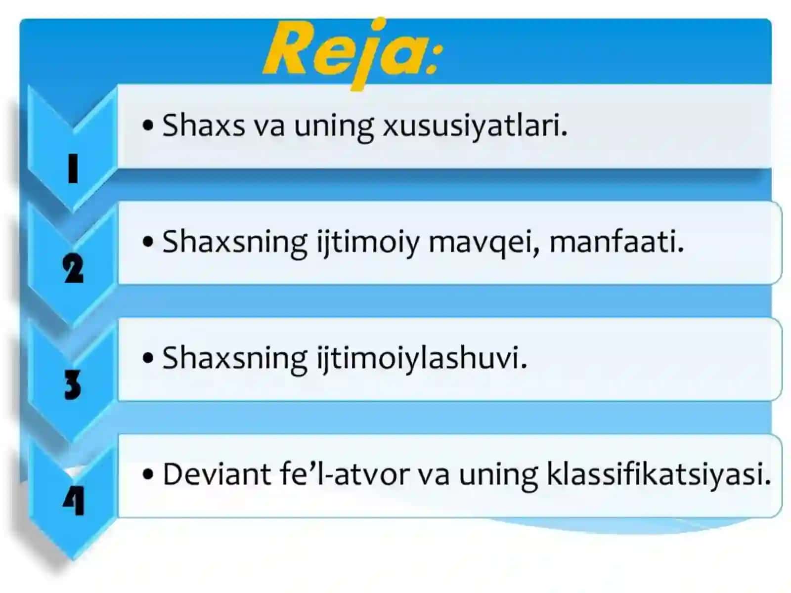 Shaxsni õrganishga turlicha yondashuv 2