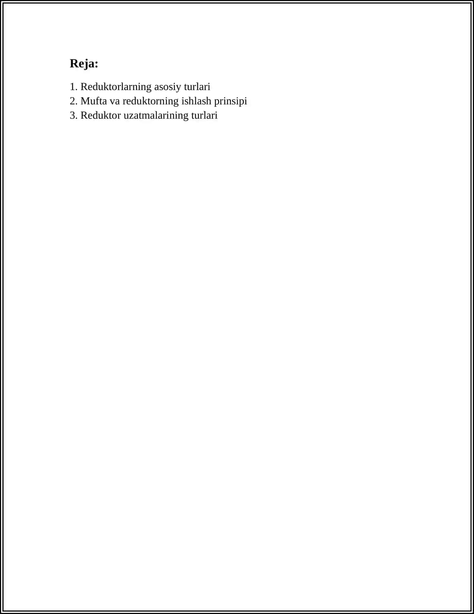 MUFTA REDUKTOR UZATMALAR 2