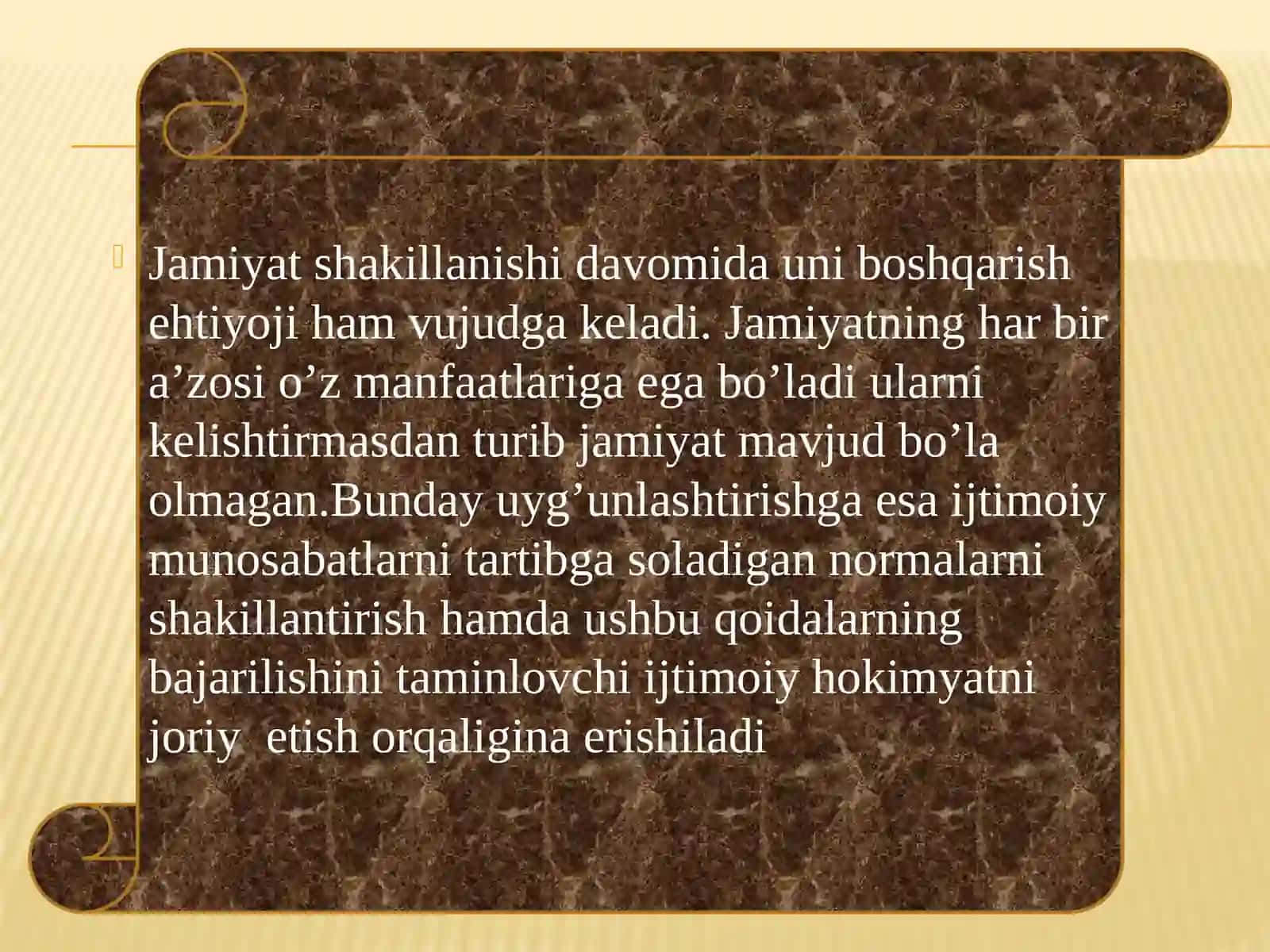 Davlatgacha bo’lgan jamiyatlardaijtimoiy normalar va ijtimoiy hokimyat 2
