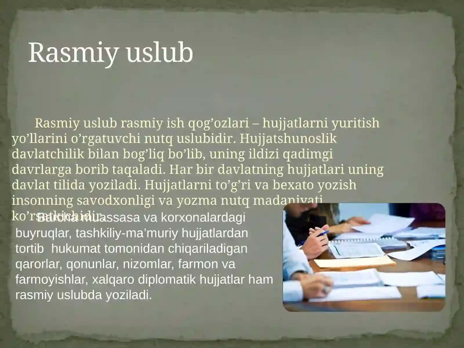 Rasmiy Uslub 2
